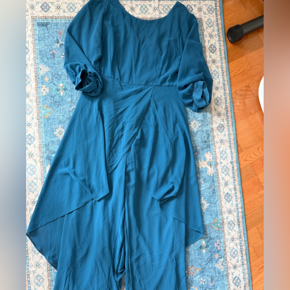 Elegant Teal Jumpsuit